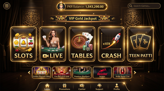 Main screen of PK 999 casino page for PK players