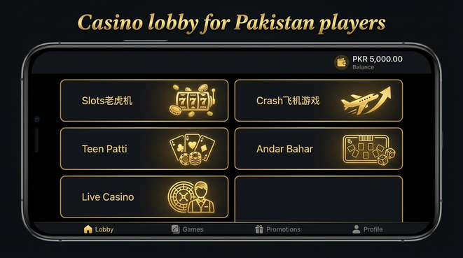 Lobby view of PK 999 for Pakistan users